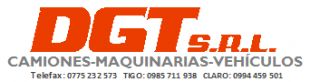 DGT S.R.L. CAMIONES - MAQUINARIAS- VEHICULOS