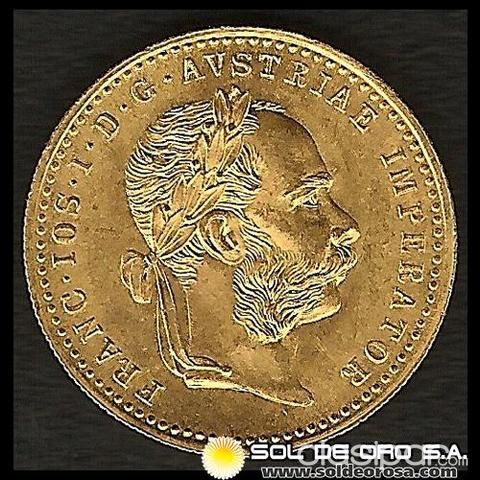 VENDO MONEDA DE ORO AUSTRIA - 1 DUCADO, 1915 | Clasipar Arte - Antigüedades - VENDO MONEDA DE ORO AUSTRIA - 1 DUCADO, 1915