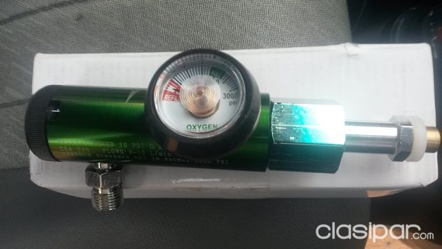 Regulador de oxigeno medicinal COMPACTO. Adulto y Pediatrico / Neonatal | Clasipar Construcción - Regulador de oxigeno medicinal COMPACTO. Adulto y Pediatrico / Neonatal