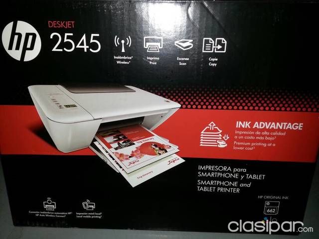 Impresora hp 2545 con wifi. Llama y te enviamos sin costo. Precio real. | Clasipar Celulares - Teléfonos - Impresora hp 2545 con wifi. Llama y te enviamos sin costo. Precio real.