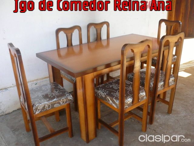 vendo comedor 6 sillas | Clasipar Muebles - vendo comedor 6 sillas