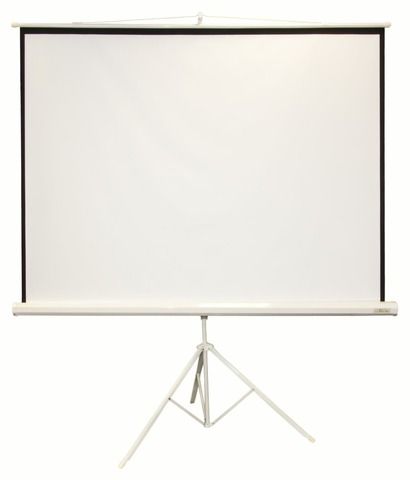 Pantalla para proyector de 86 pulgadas con pedestal trípode | Clasipar Computadoras - Notebooks - Pantalla para proyector de 86 pulgadas con pedestal trípode