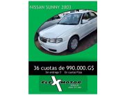 Nissan Sunny 2003 Financiado Nissan Sunny 2003 Financiado