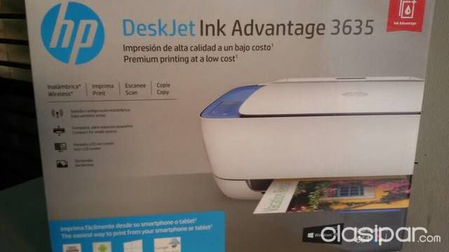 Impresora hp 3635 wifi. Nuevos en caja. Envíos sin costo. | Clasipar Computadoras - Notebooks - Impresora hp 3635 wifi. Nuevos en caja. Envíos sin costo.