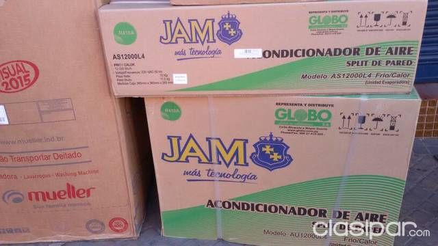 Split JAM de 12.000 btu. Frio/Calor. Nuevos y con garantia. | Clasipar Electrodomésticos - Split JAM de 12.000 btu. Frio/Calor. Nuevos y con garantia.