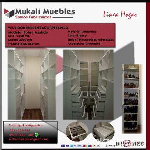VESTIDOR - MUKALI MUEBLES | Clasipar Muebles - VESTIDOR - MUKALI MUEBLES