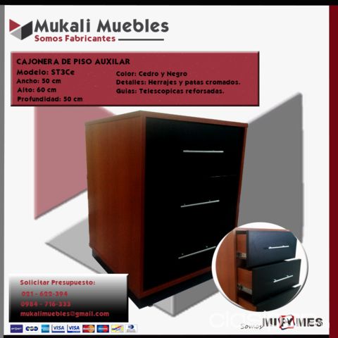 CAJONERAS - MUKALI MUEBLES | Clasipar Muebles - CAJONERAS - MUKALI MUEBLES