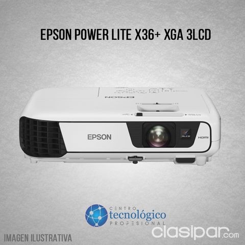 Proyector PowerLite X36+ | Clasipar Computadoras - Notebooks - Proyector PowerLite X36+