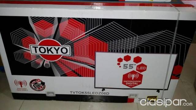 Tv Led Tokio 55 full hd + Soporte brazo móvil. Nuevos en caja. Garantia 12 meses. | Clasipar Celulares - Teléfonos - Tv Led Tokio 55 full hd + Soporte brazo móvil. Nuevos en caja. Garantia 12 meses.