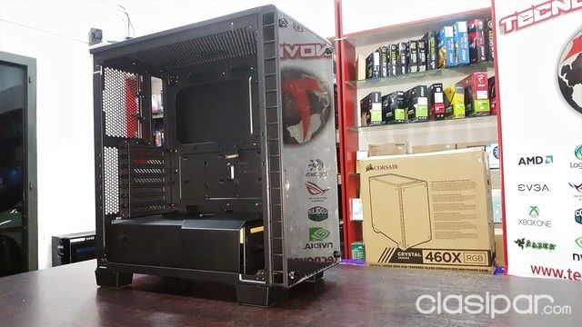 Gabinete Gamer Corsair 460X RGB | Clasipar Computadoras - Notebooks - Gabinete Gamer Corsair 460X RGB