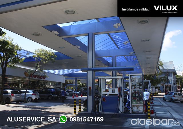 ALUSERVICE SA Instalación de ventanas y puertas de vidrio templado VILUX, divisorias y aberturas de vidrio, cielorraso, | Clasipar Construcción - ALUSERVICE SA Instalación de ventanas y puertas de vidrio templado VILUX, divisorias y aberturas de vidrio, cielorraso,