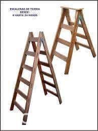 Escaleras dobles de madera | Clasipar Otras herramientas - Escaleras dobles de madera