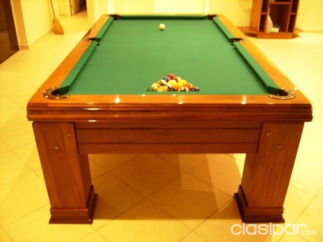 MESAS DE BILLAR, POOL, CARAMBOLA (LAS MEJORES, FABRICADAS EN EL PAIS) | Clasipar Construcción - MESAS DE BILLAR, POOL, CARAMBOLA (LAS MEJORES, FABRICADAS EN EL PAIS)