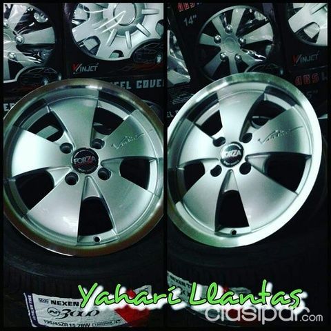 Llanta deportiva nuevas 14 4x100. Especial para líneas Toyota y VW | Clasipar Repuestos y accesorios - Llanta deportiva nuevas 14 4x100. Especial para líneas Toyota y VW