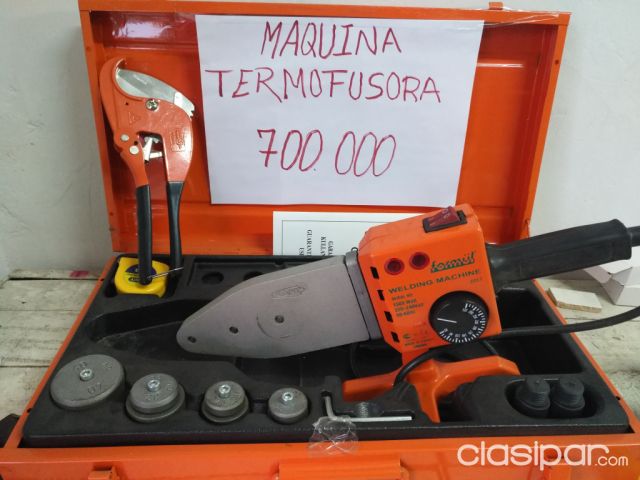 MAQUINA TERMOFUSION | Clasipar Servicios de Construcción / Anexos - MAQUINA TERMOFUSION