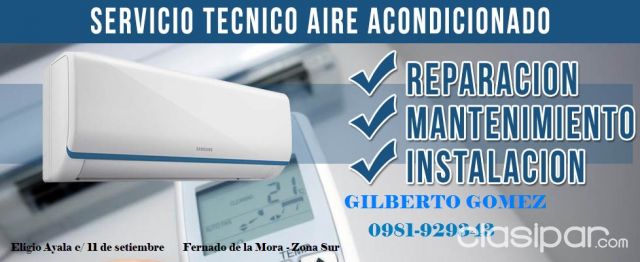 Mantenimiento y Reparacion de Aire Acondicionados | Clasipar Oficios / Técnicos / Profesionales - Mantenimiento y Reparacion de Aire Acondicionados