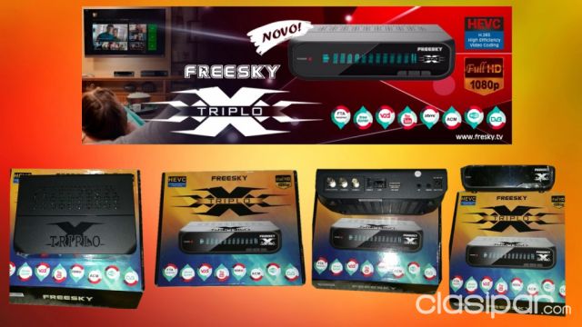 RECEPTOR FREESKY TRIPLO XXX TODO INSTALADO 2017 | Clasipar Oficios / Técnicos / Profesionales - RECEPTOR FREESKY TRIPLO XXX TODO INSTALADO 2017