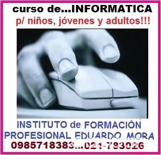 INFORMÁTICA....CURSO DE OPERADOR DE COMPUTADORAS....CLASES REGULARES O INTENSIVAS | Clasipar Informática / computación - INFORMÁTICA....CURSO DE OPERADOR DE COMPUTADORAS....CLASES REGULARES O INTENSIVAS