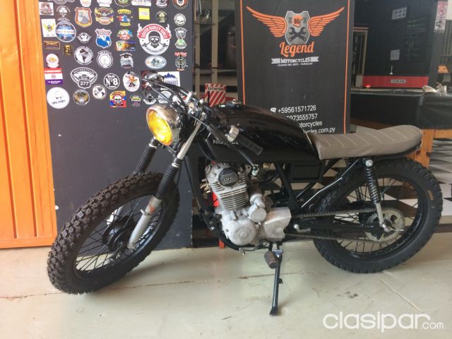 Moto tipo Cafe Racer Honda HB 200 cc única, un chiche...... | Clasipar Motos - Moto tipo Cafe Racer Honda HB 200 cc única, un chiche......