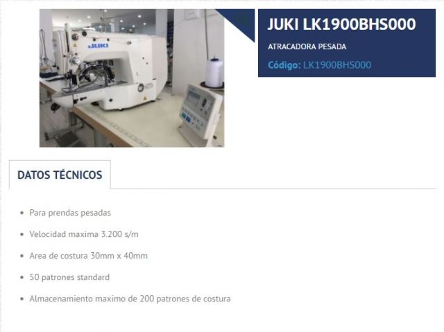 MAQUINA ATRACADORA JUKI (NUEVA) | Clasipar Otros en hogar, muebles y jardín - MAQUINA ATRACADORA JUKI (NUEVA)