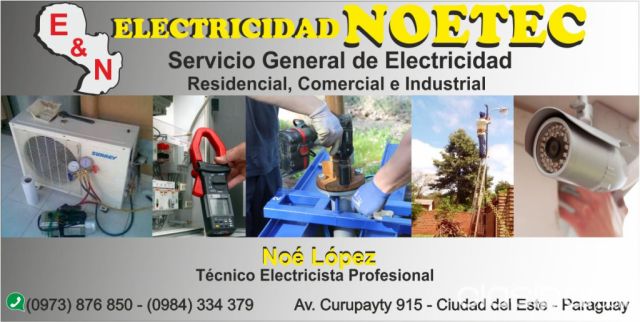Servicio General de Electricidad | Clasipar Construcción - Servicio General de Electricidad
