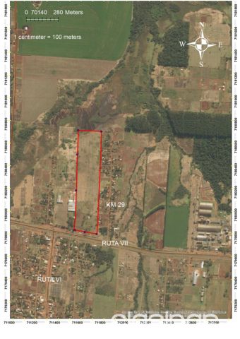 Vendo Terreno De 18 Hectáreas en Minga Guazu sobre Ruta 7 | Clasipar Terrenos - Vendo Terreno De 18 Hectáreas en Minga Guazu sobre Ruta 7