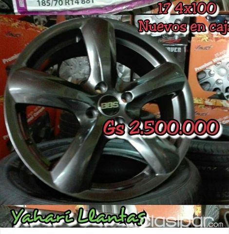 Oferta llanta deportiva nueva 17 4x100 BBS. Montaje e instalación gratis | Clasipar Repuestos y accesorios - Oferta llanta deportiva nueva 17 4x100 BBS. Montaje e instalación gratis