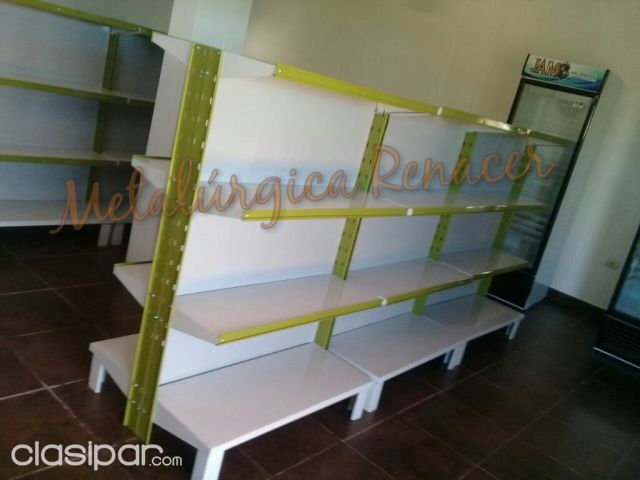 GONDOLAS, ESTANTES, MEDIAS GONDOLAS, PUNTERAS, MESAS DE EMPAQUE, EXHIBIDORES PARA FRUTAS Y VERDURAS... FABRICAMOS | Clasipar Muebles - GONDOLAS, ESTANTES, MEDIAS GONDOLAS, PUNTERAS, MESAS DE EMPAQUE, EXHIBIDORES PARA FRUTAS Y VERDURAS... FABRICAMOS