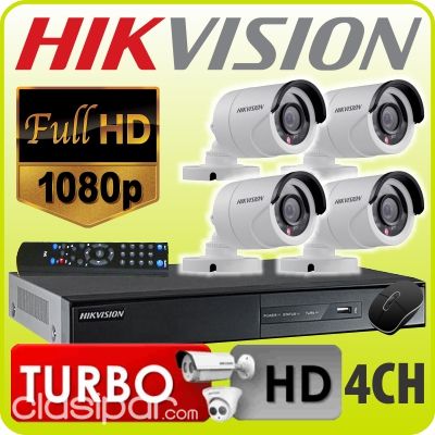KIT DE CAMARAS DE SEGURIDAD HD HIKVISION CCTV POR SOLO 1.490.000 (KIT COMPLETO) | Clasipar Otros electrónica - KIT DE CAMARAS DE SEGURIDAD HD HIKVISION CCTV POR SOLO 1.490.000 (KIT COMPLETO)
