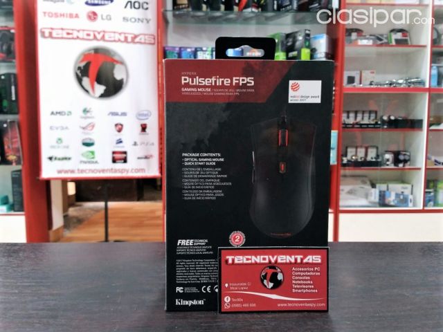 Mouse Gamer HyperX Pulsefire FPS | Clasipar Computadoras - Notebooks - Mouse Gamer HyperX Pulsefire FPS
