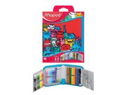 CARTUCHERA MULTI MONSTER DE UN PISO CON 32 PIEZAS, MAPED CARTUCHERA MULTI MONSTER DE UN PISO CON 32 PIEZAS, MAPED