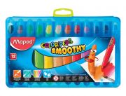 CRAYOLA ACUARELABLE SMOOTHY COLOR PEPS MAPED CON PROTECTOR IRROMPIBLE, 12 COLORES CRAYOLA ACUARELABLE SMOOTHY COLOR PEPS MAPED CON PROTECTOR IRROMPIBLE, 12 COLORES