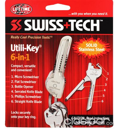 SWISS+TECH - HERRAMIENTA PORTÁTIL DE BOLSILLO 6 EN 1 | Clasipar Otras herramientas - SWISS+TECH - HERRAMIENTA PORTÁTIL DE BOLSILLO 6 EN 1
