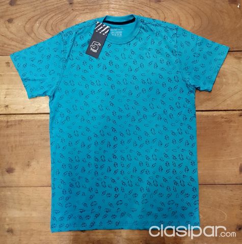 REMERA MANGAS CORTAS COLOR CELESTE | Clasipar Ropa y calzados - REMERA MANGAS CORTAS COLOR CELESTE