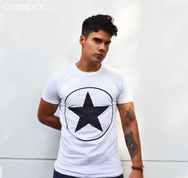 REMERA CON DISEÑO PARA CABALLERO | Clasipar Ropa y calzados - REMERA CON DISEÑO PARA CABALLERO