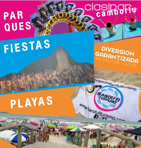 TOUR ESTUDIANTIL CAMBORIU HOTEL 4* - TERRESTRE | Clasipar Varios hobbies - TOUR ESTUDIANTIL CAMBORIU HOTEL 4* - TERRESTRE