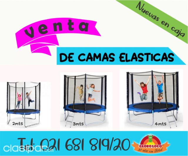 Camas elásticas a la venta! | Clasipar Otros Servicios - Camas elásticas a la venta!