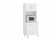 MUEBLE DE COCINA PARA MICROONDAS DE COLOR BLANCO MUEBLE DE COCINA PARA MICROONDAS DE COLOR BLANCO