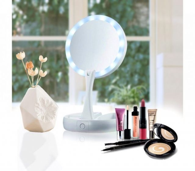 ESPEJO PARA MAQUILLAJE CON LUZ LED | Clasipar Otros en hogar, muebles y jardín - ESPEJO PARA MAQUILLAJE CON LUZ LED