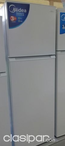 HELADERA MIDEA DE 340 LITROS !!! NUEVOS EN CAJA CON 2 AÑOS DE GARANTÍA !!DELIVERY SIN COSTO !! | Clasipar Electrodomésticos - HELADERA MIDEA DE 340 LITROS !!! NUEVOS EN CAJA CON 2 AÑOS DE GARANTÍA !!DELIVERY SIN COSTO !!