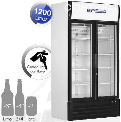 CONGELADOR Y REFRIGERADOR VISICOOLER VERTICAL SRPC12002P | Clasipar Electrodomésticos - CONGELADOR Y REFRIGERADOR VISICOOLER VERTICAL SRPC12002P