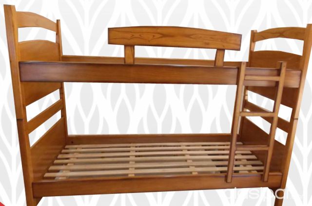CAMA SUPERPUESTA ACACIA DE 0.80 X 1.90 M | Clasipar Muebles - CAMA SUPERPUESTA ACACIA DE 0.80 X 1.90 M