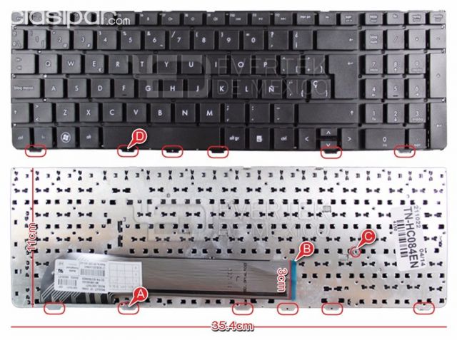 Teclado Notebook HP PROBOOK 4530S - Español !! | Clasipar Computadoras - Notebooks - Teclado Notebook HP PROBOOK 4530S - Español !!