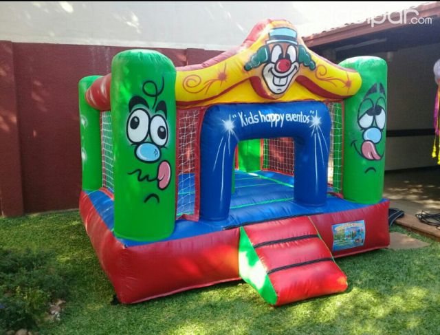 Globo loco tobogán cama elastica | Clasipar Fiestas / Eventos - Globo loco tobogán cama elastica