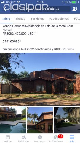 Vendo Residencia Fdo norte 420.000 usd | Clasipar Residencias / Mansiones - Vendo Residencia Fdo norte 420.000 usd