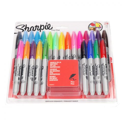 Marcador Sharpie de 24 colores | Clasipar Varios hobbies - Marcador Sharpie de 24 colores