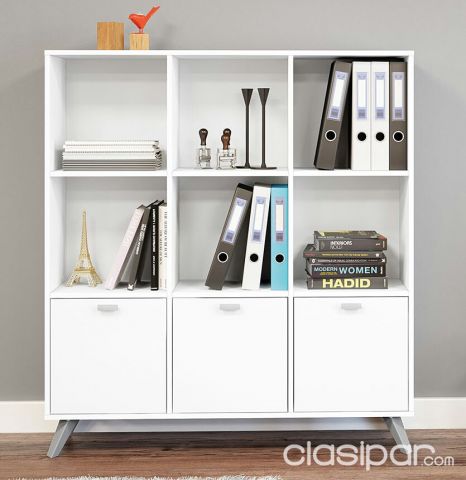 ESTANTE ARMARIO PURO PRETO DE 3 PUERTAS Y 6 COMPARTIMIENTOS !! NUEVOS CON GARANTÍA !! DELIVERY SIN COSTO !! | Clasipar Muebles - ESTANTE ARMARIO PURO PRETO DE 3 PUERTAS Y 6 COMPARTIMIENTOS !! NUEVOS CON GARANTÍA !! DELIVERY SIN COSTO !!