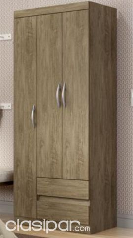 ROPERO DE 3 PUERTAS Y 2 CAJONES !! NUEVOS CON GARANTÍA !! PRECIO HASTA AGOTAR STOCK!!! | Clasipar Muebles - ROPERO DE 3 PUERTAS Y 2 CAJONES !! NUEVOS CON GARANTÍA !! PRECIO HASTA AGOTAR STOCK!!!