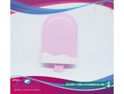 Estuche de Viaje para Lentes de Contacto diseño Helado color Rosa | Clasipar Salud y belleza - Estuche de Viaje para Lentes de Contacto diseño Helado color Rosa