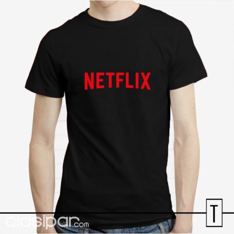 Remera diseño netflix | Clasipar Ropa y calzados - Remera diseño netflix